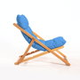 Hanah Home Silla de Jardín My006 Azul y Natural
